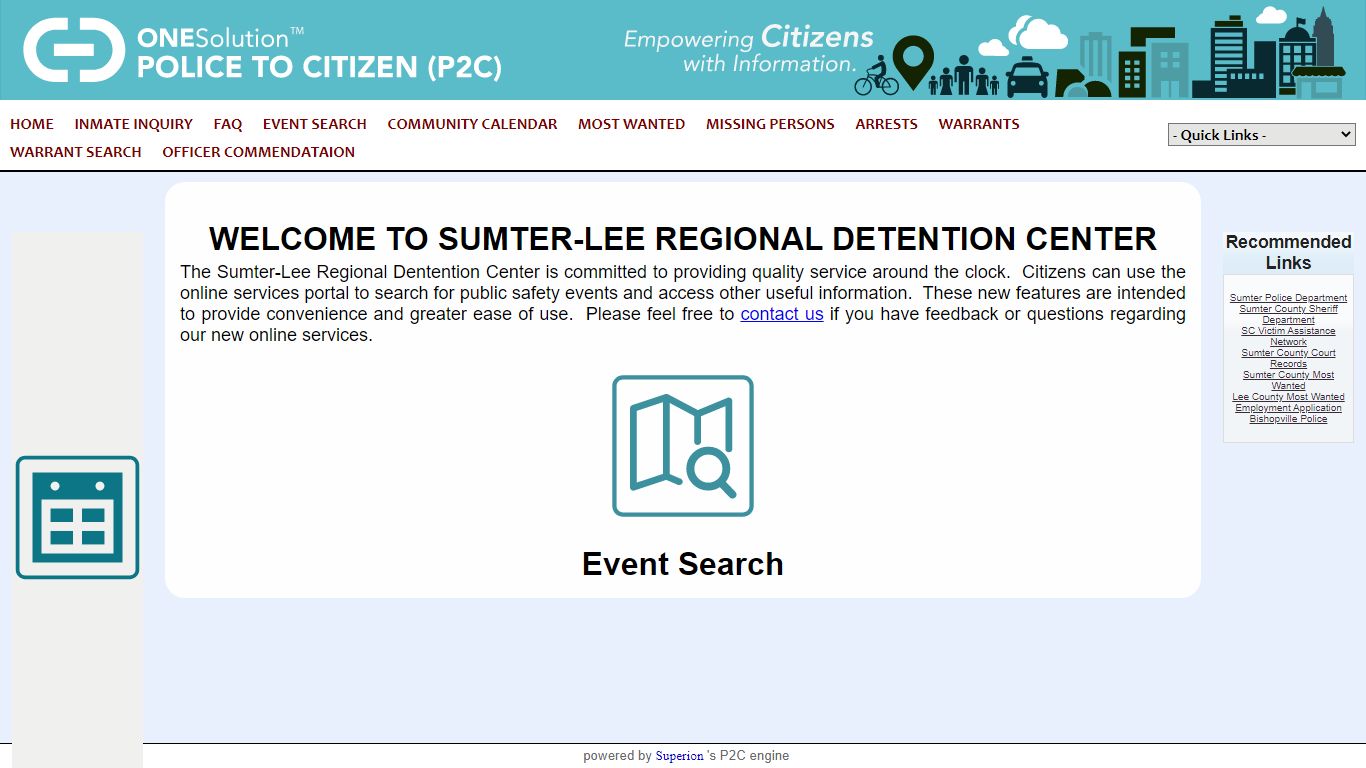 Sumter - Lee Regional Detention Center P2C